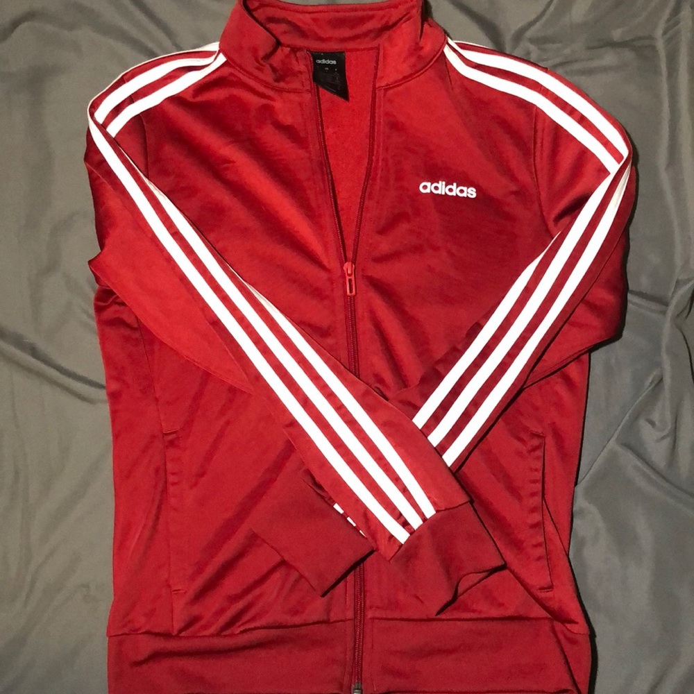 Adidas Essentials Warm up 3 stripes track jacket